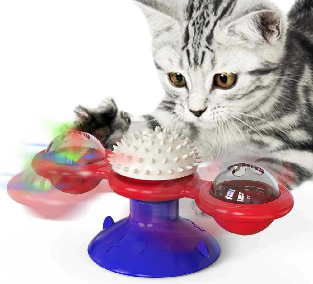 Cat Entertainment Windmill Toy Set