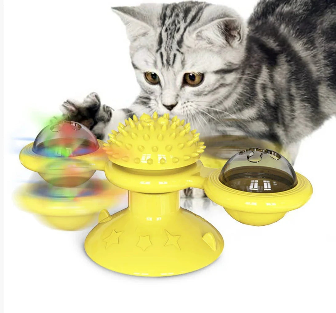 Cat Entertainment Windmill Toy Set