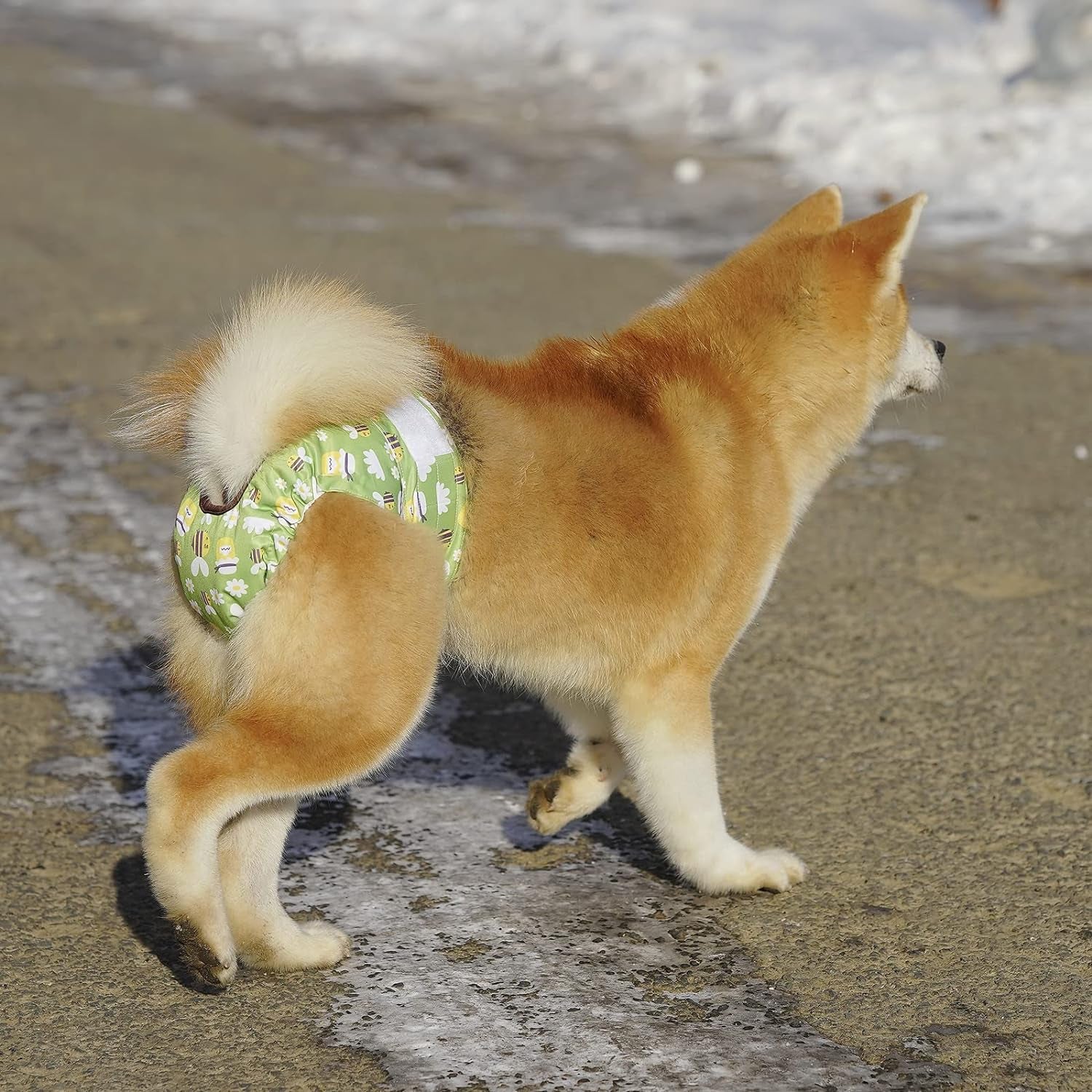 Dog Diapers Female Washable Small Medium Large 3 Pack Reusable Doggie Diapers Puppy Period Pants for Doggy Heat Cycle Peeing D29L
